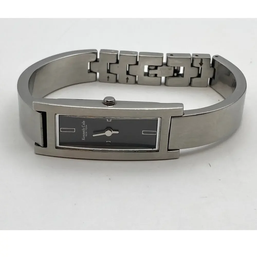Kenneth Cole New York KC4210 Women's Tank Watch 15mm New Battery WR Wrist 5.5